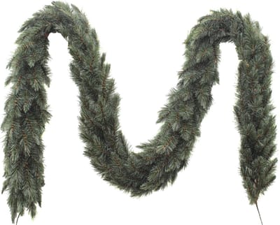 Triumph Tree Forest Frosted Guirlande - Kerstversiering voor Binnen Decoratie - Kerstslingers Klassiek Ronde Vorm - Guirlande met Naaldjes - 270 x Ø33 cm - Blauw