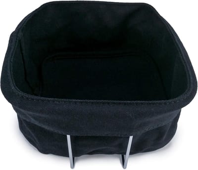 Famanu – broodmand met tas en standaard roestvrij staal | Luxe opberger, modern design voor keuken en dagelijks gebruik