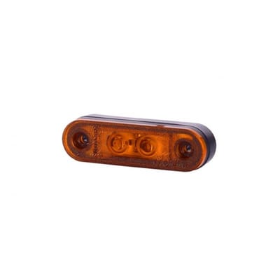 led zijmarkeringslamp universeel oranje 2x led - contourlamp - zijlamp - led breedtelamp