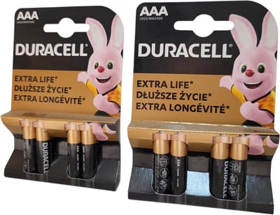 8x Duracell AAA Batterijen | Langdurige Prestaties