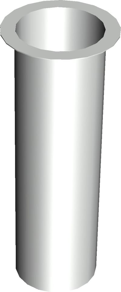 Tapeind Bakgoot | Ø60 mm | 20 Cm