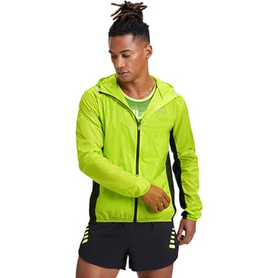 FILA Romentino Packable Running Jacket Acid Lime-black Size: S | Sports Jackets Outlet | Heren | Zwart