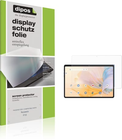 dipos – 2x Matte Beschermfolie geschikt voor fezawio F10 | Krasbestendige & antireflecterende Screenprotector Ultra-Thin