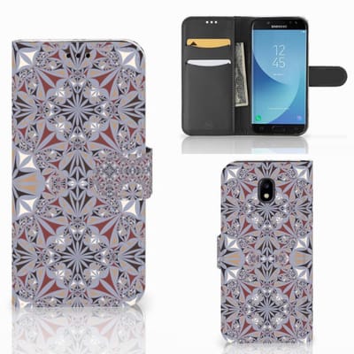 Samsung Galaxy A30 Bookcase Flower Tiles