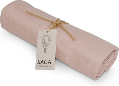 Saga Copenhagen | Swaddle / Hydrofiele Doek Hula | 100 x 100 cm | 100% bio katoen | Misty Rose