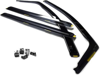 Suzuki Liana donkere zijwindschermen set 4-delig (voor & achterramen) tbv 5-deurs Hatchback model VANAF 2001- pasvorm Team Heko