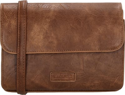 Beagles Murcia Crossbody Schoudertas - Met Overslag - Vegan Leer - Bruin