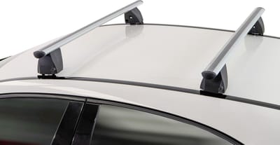 Dakdragers geschikt voor BMW 1 Serie (E81) 2007-2011 3-deurs hatchback Menabo Delta zilver