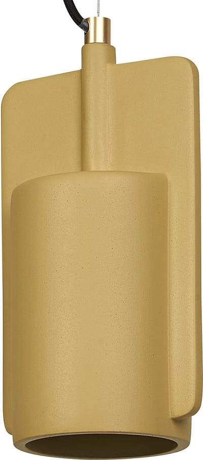 OSRAM Decor Mold decoratieve hanglamp met gegoten betonnen lampenkap, 225 mm, met E27 fitting, IP20, goud