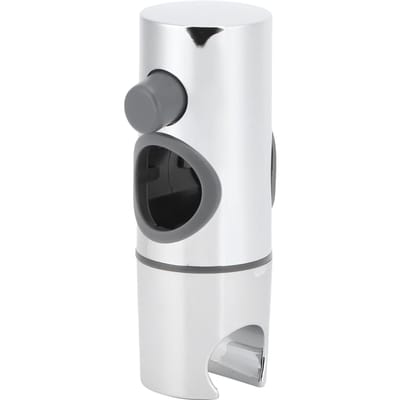 Support de pommeau de douche Support de pommeau de douche réglable pour barre coulissante de 25 mm Fourniture de salle de bain blanc
