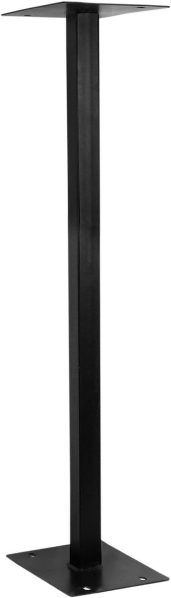 Brievenbuspaal - Brievenbusstandaard - Brievenbus Plaatsen - Vrijstaande Montage - 105 cm - Zwart