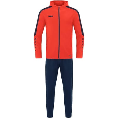 Jako Power Polyesterpak Met Kap Heren - Flame / Marine | Maat: L