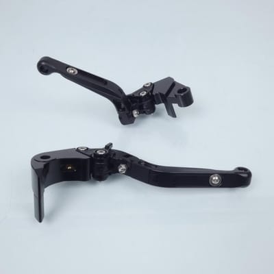Levier alu CNC noir Sifam pour moto Kawasaki 600 Zx-6 R Ninja 2005 à 2006 Neuf