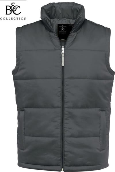 Bodywarmer 'Taffeta® Nylon/Men' merk B&C maat S Wit