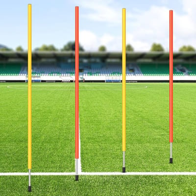 Verstelbare Voetbal Trainingsstangen - 1,5 m Trainingsapparatuur voor Snelheid en Behendigheid