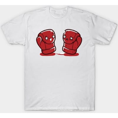 T-shirt dames bokshandschoenen harajuku print kawaii tshirt zomer korte mouw dames t-shirt top tee 4XL