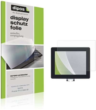 dipos – 2x Matte Beschermfolie geschikt voor Iiyama ProLite TF1215MC-B1 | Krasbestendige & antireflecterende Screenprotector Ultra-Thin