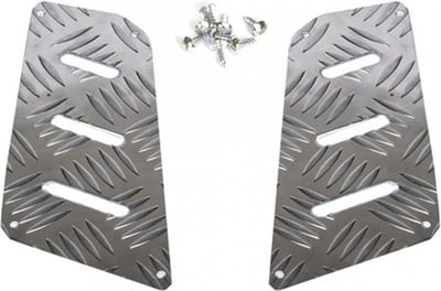 step bescherming een voor scooter yamaha 530 tmax 2012-2016 opengewerkt aluminium / voorkant nieuw