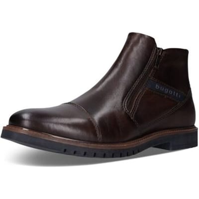 Boots van leermix model 'Caj'