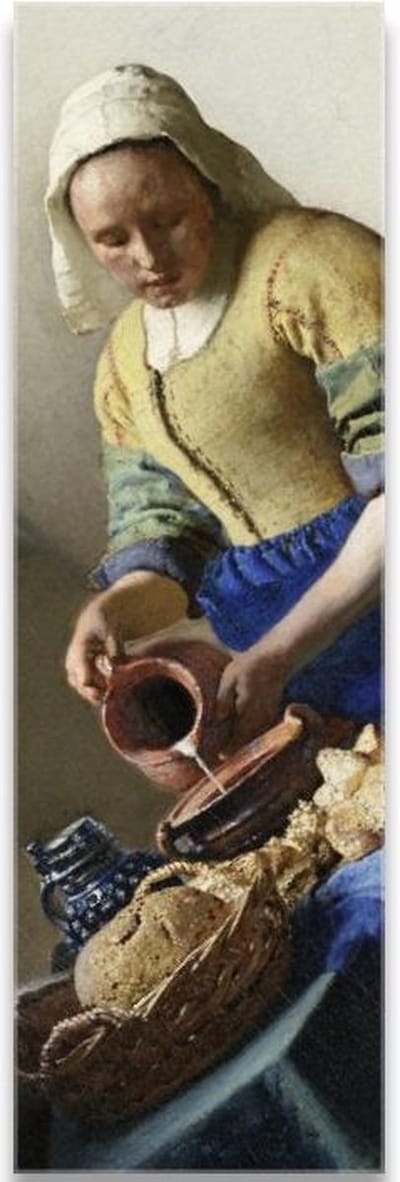 Sjaal, Vermeer, het melkmeisje