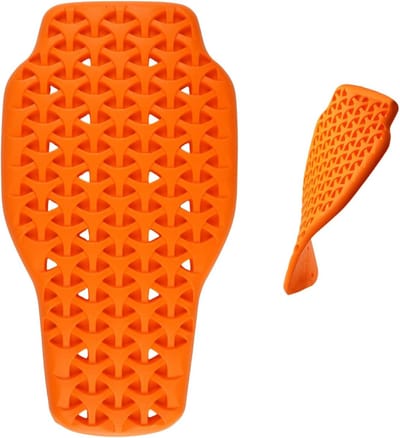 Rugbeschermer Motor - Beschermend Inzetstuk - Veilig Rijden - Ergonomisch PU Materiaal - 42 x 23 cm - Oranje