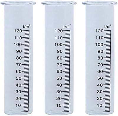 3x Reserveglas voor Regenmeter - Nauwkeurige Neerslagmeting voor Weerstation