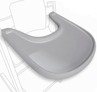 Hoge stoeltafel voor kinderstoelen met ergonomisch ontwerp en eenvoudig te monteren systeem