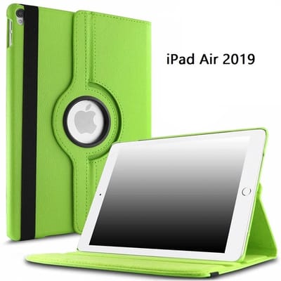 Ntech Hoes geschikt voor Apple iPad iPad Air (2019) 10.5 Draaibare Hoes - Groen