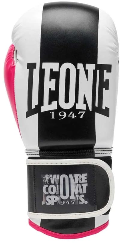 Leone1947 Color Block Bokshandschoenen Zwart 14 oz