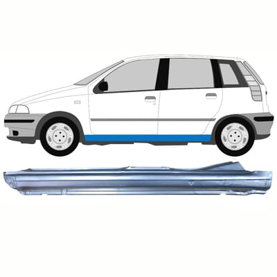 Volledige dorpel voor Fiat Punto I 1993-1999 / Links