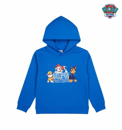 PAW Patrol Hoodie - 100% Katoen - Maat: 86/92 - Hoodie/ Trui - PAW Patrol Kleding - Kinderkleding - Jongens Kleding - Capuchontrui - Kleuter - Hoge Kwaliteit - Extra Zacht - Chase, Marshall & Rubble - Comfortabele Hoodie