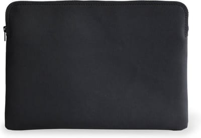 Laptophoes - Laptop sleeve - Dames en heren - Zwart - Vegan appelleer - Duurzaam