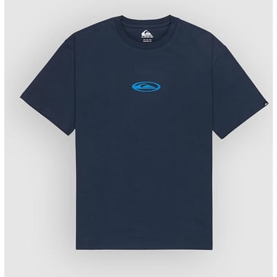 Quiksilver Flowers Surfing T-Shirt blauw