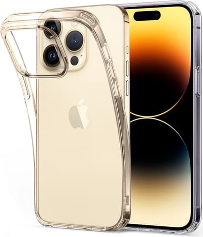 iPhone 14 pro hoesje siliconen backcover - Transparant - Arara