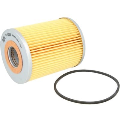 MANN-FILTER Oliefilter H 1038 x | OEM 1538884 | 1540787 | 26540253 | Ford D N Serie, Bedford K M T Serie, Massey Ferguson MF100, Perkins 4-Serie, Leyland BX | Met Afdichting