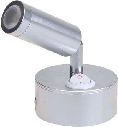Proplus Opbouwspot 1-led Zwenkbaar 12V 120lm Ø65x65-130mm