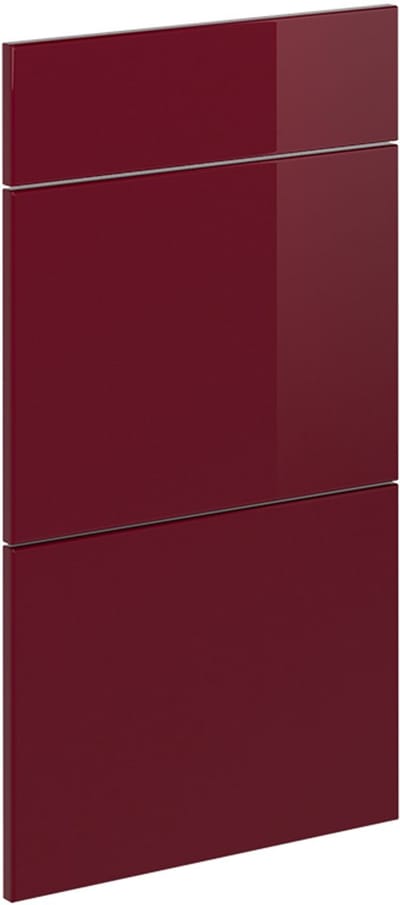 Vicco R-Line Keukenfront – 39.6 x 70.4 cm meubelfront voor de onderkast met lades Rode hoogglans