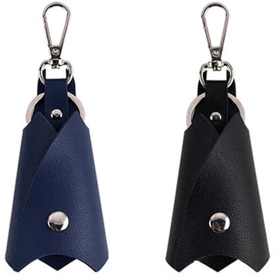 Dailygoods - Bustlwor2 Stuks Sleuteletui Leer met Sleutelhanger, PU-leer Sleuteltas, Leren Sleutelmap, Leren Autosleutelhanger, Waar Allerlei Sleutels in Passen en Ook Als Decoratie Gebruikt Kan Worden.