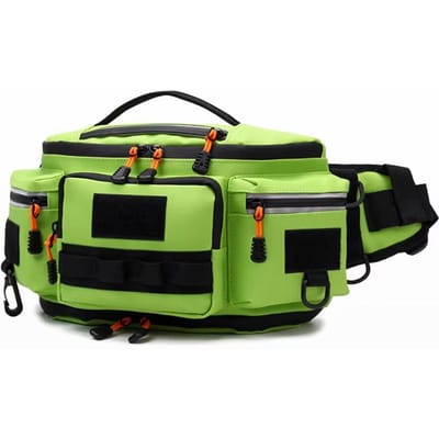 Camping Heuptas Borst Reis Rugzakje Voor Mannen Fietsen Wandelen Outdoor Sport Crossbody Molle Tactische Riem Vissen Heuptasje black