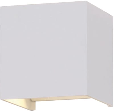 V-TAC VT-759-W LED Vierkante Wandlamp - Bridgelux - IP65 Waterdicht - Wit - 6W - 660 Lumen - 4000K