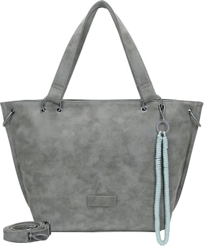 Fritzi aus Preußen Schoudertas Fritzi Vintage Shopper Anthrazit Taupe