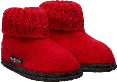 Bergstein Cozy Sloffen Unisex Junior - Red - Maat 23