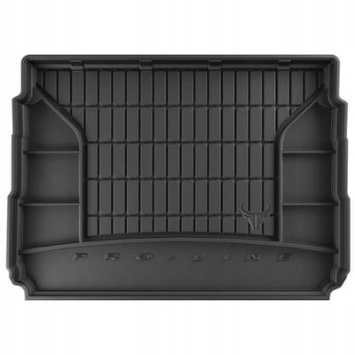 Frogum Dry Zone Kofferbakmat - Geschikt voor Citroën e-C4 (vanaf 2021) - Bovenste Laadvloer - Organizer functie - TPE Rubber - Zwart