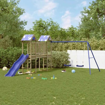 vidaXL Speelhuis geïmpregneerd grenenhout
