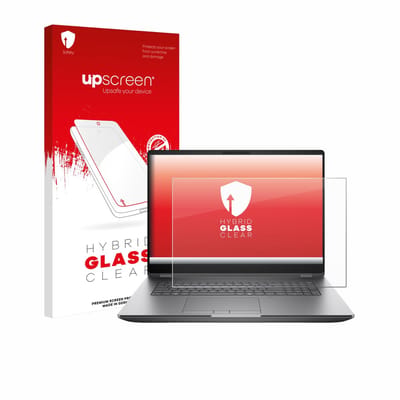 upscreen - Screenprotector voor HP Zbook Fury G1i 18 - Folie Beschermfolie Beschermglas transparant