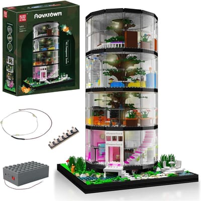 Mould King Transparante Toren - MOC bouwstenen - 16013 -Compatibel met LEGO Cada - Mould king - Reobrix - En de rest van de merken?