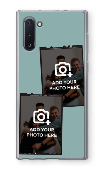 Gepersonaliseerd - Case Company® - Hoesje geschikt voor Samsung Galaxy Note 10 hoesje - Polaroid Zwart - Soft Cover Telefoonhoesje - Bescherming aan alle Kanten en Schermrand
