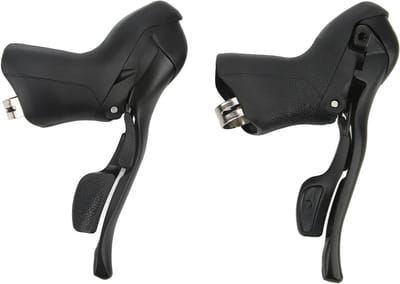 Fiets Versteller Remhendels - Racefiets Onderdelen - Fietsen Verbeteren - Duurzaam Aluminium PVC - 2 Stuks - Zwart
