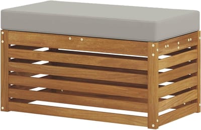 Modulaire Hoekbank - Buiten Zitje - Terras Ontspannen - Aanpasbare Opstelling - 79 x 43 x 37 cm - Natuur Lichtgrijs