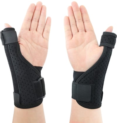 carmdering - Duimspalk - Duimbrace - Polsstabilisator - Ergonomisch Ontwerp - 4D Verstelbaar Systeem - Nylon Spandex - Ademend Weefsel - Dag En Nacht Draagcomfort - 1 Stuk